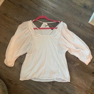 Anthropologie cold shoulder top